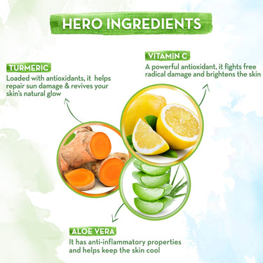 Mamaearth Skin Illuminate Sunscreen With Spf 50 Gel With Vitamin C & Turmeric For Uva & B Protection, Pa+++ - 50 G, All